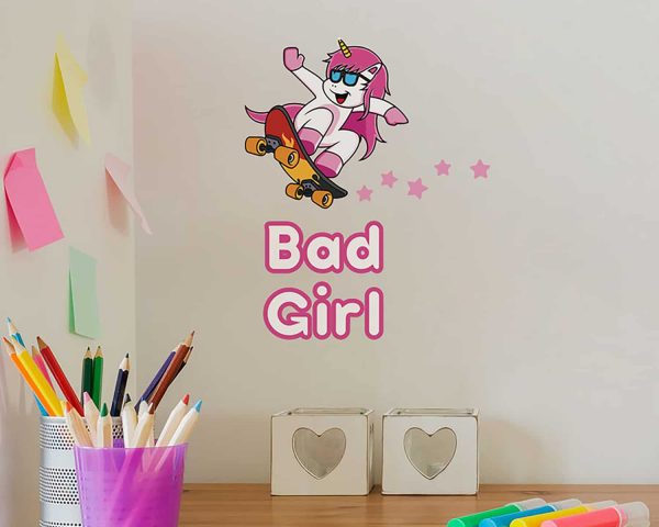 Bad Girl αυτοκόλλητα τοίχου 34 x 15,50εκ XS 11007