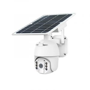 Solar Camera PTZ WiFi 2MP με ανιχνευτή με λευκό σώμα 11618
