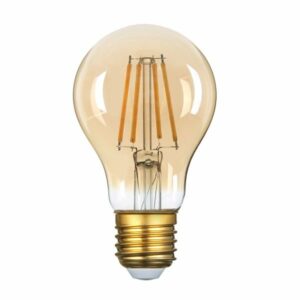 LED ΛΑΜΠΑ E27 FILAMENT 8W ΘΕΡΜΟ DIMMABLE GOLDEN GLASS