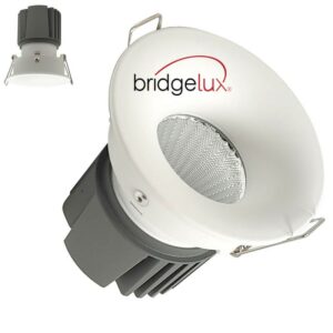 LED φωτιστικό οροφής χωνευτό Στρόγγυλο Bridgelux Chip SMD 15W 3000K White 130lm/W