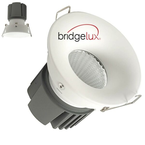 LED φωτιστικό οροφής χωνευτό Στρόγγυλο Bridgelux Chip SMD 15W 4000K White 130lm/W