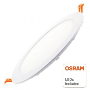 LED φωτιστικό οροφής χωνευτό Στρογγυλό Osram SMD 20W 3000K 140lm/W