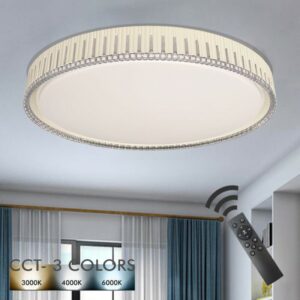Φωτιστικό Οροφής LED 36W Dimmable CCT 140lm/W + Remote Control