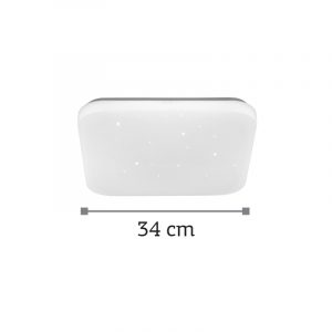 InLight Πλαφονιέρα οροφής από λευκό ακρυλικό (42163-Γ-Λευκό)