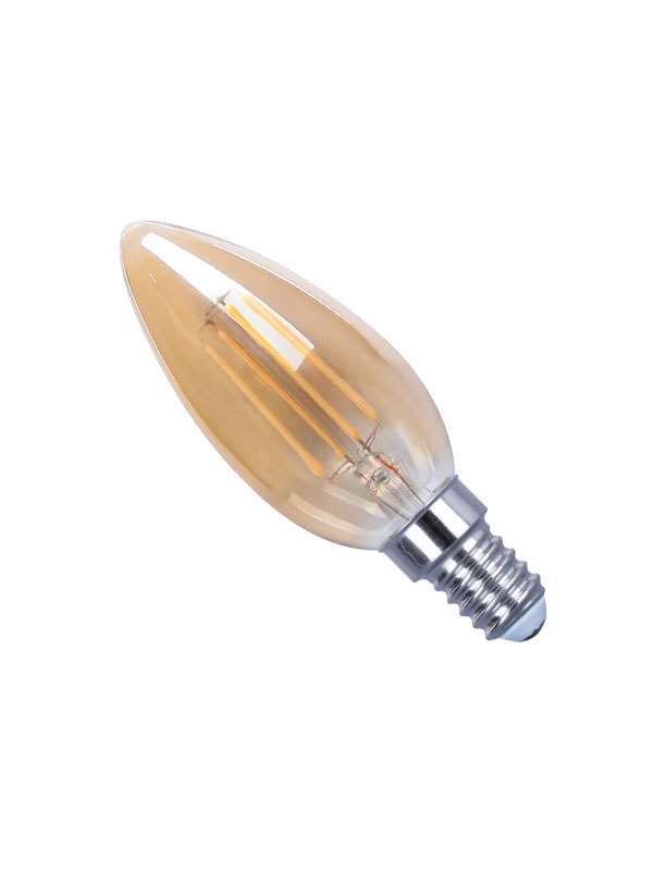 LED Edison Filament κερι E14 4W DIMMAMBLE