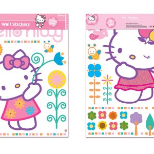Hello Kitty αυτοκόλλητα τοίχου 68 Χ 48εκ. XL 5193