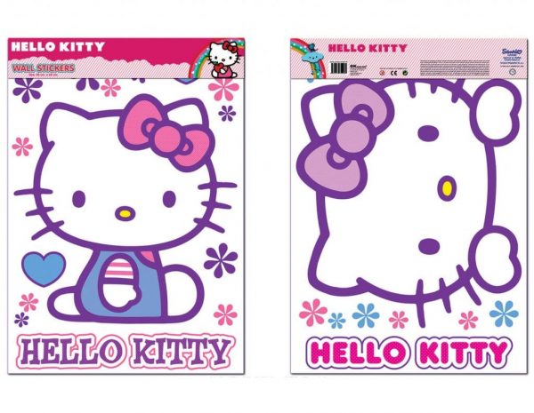 Hello Kitty αυτοκόλλητα τοίχου 68 Χ 48εκ. XL 5204