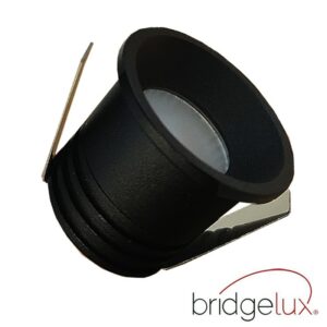LED φωτιστικό οροφής χωνευτό Στρογγυλό Bridgelux Chip SMD 5W 3000K Black 100lm/W
