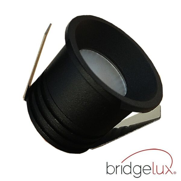 LED φωτιστικό οροφής χωνευτό Στρογγυλό Bridgelux Chip SMD 5W 4000K Black 100lm/W