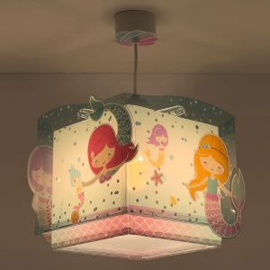 Mermaids παιδικό φωτιστικό οροφής 63442