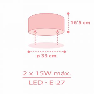 Starlight Pink πλαφονιέρα (82216S) 82216S