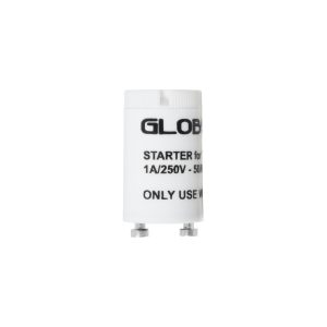 GloboStar® 99099 Starter για Λάμπες LED Τύπου Φθορισμού T8 G13 Θερμοπλαστικό Max 1A AC 250V IP20 Φ2 x Μ3.8cm – 3 Χρόνια Εγγύηση 99099