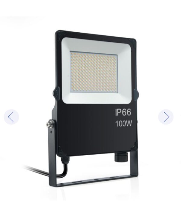 LED Προβολέας Floodlight Black 100W IP66 3000K-6000Κ IK08 FL100-A7