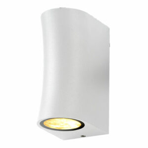 LED Επιτοίχιο Φωτιστικό Αλουμίνιου Λευκό 2xGU10 Ψυχρό Λευκό 7447 Optonica