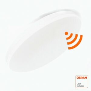 LED φωτιστικό οροφής Εξωτερικό Στρογγυλό Osram SMD 24W CCT 150lm/W Με ανιχνευτή κίνησης