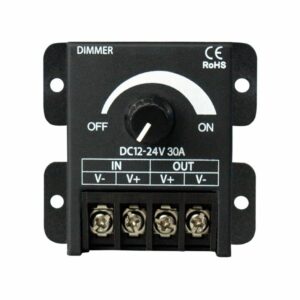LED Dimmer Μονού χρώματος 12-24VDC 360W/720W | 13,50 €