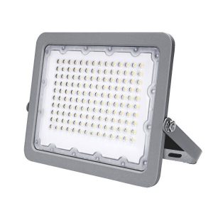 LED SMD Προβολέας Γκρί Σώμα  IP65  100W Λευκό Ημέρας 5742