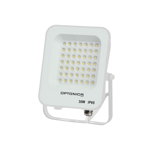 LED SMD Προβολέας Λευκό Σώμα  IP65  30W Θερμό Λευκό						[5709]