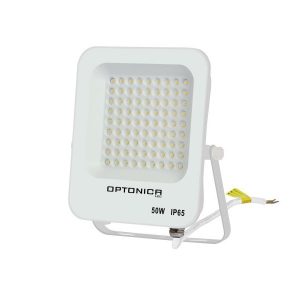 LED SMD Προβολέας Λευκό Σώμα  IP65  50W  Θερμό Λευκό						[5712]