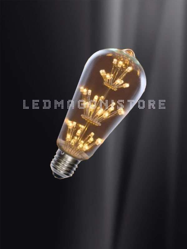 LED GLOW DIMMABLE 3W E27 – ST64