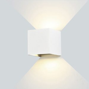 LED Επιτοίχιο Φωτιστικό Λευκό 12W Θερμό Λευκό 7457 Optonica