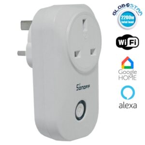 SONOFF S20 UK Smart Home Socket WiFi – Ασύρματη Εξύπνη Μπρίζα UK GloboStar 48454