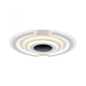 V-TAC Πλαφονιέρα Οροφής με Ενσωματωμένο LED 95W 3 σε 1 CCT με Λευκό Σώμα Dimmable και Τηλεχειριστήριο 15358