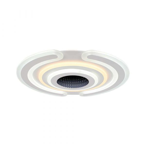 V-TAC Πλαφονιέρα Οροφής με Ενσωματωμένο LED 95W 3 σε 1 CCT με Λευκό Σώμα Dimmable και Τηλεχειριστήριο 15358