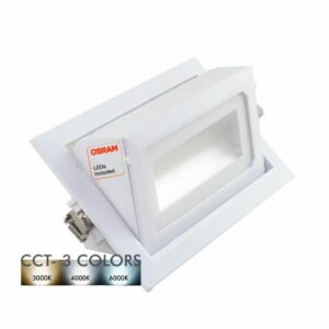 LED φωτιστικό οροφής χωνευτό κινητό Osram Chip 40W CCT 100lm/W